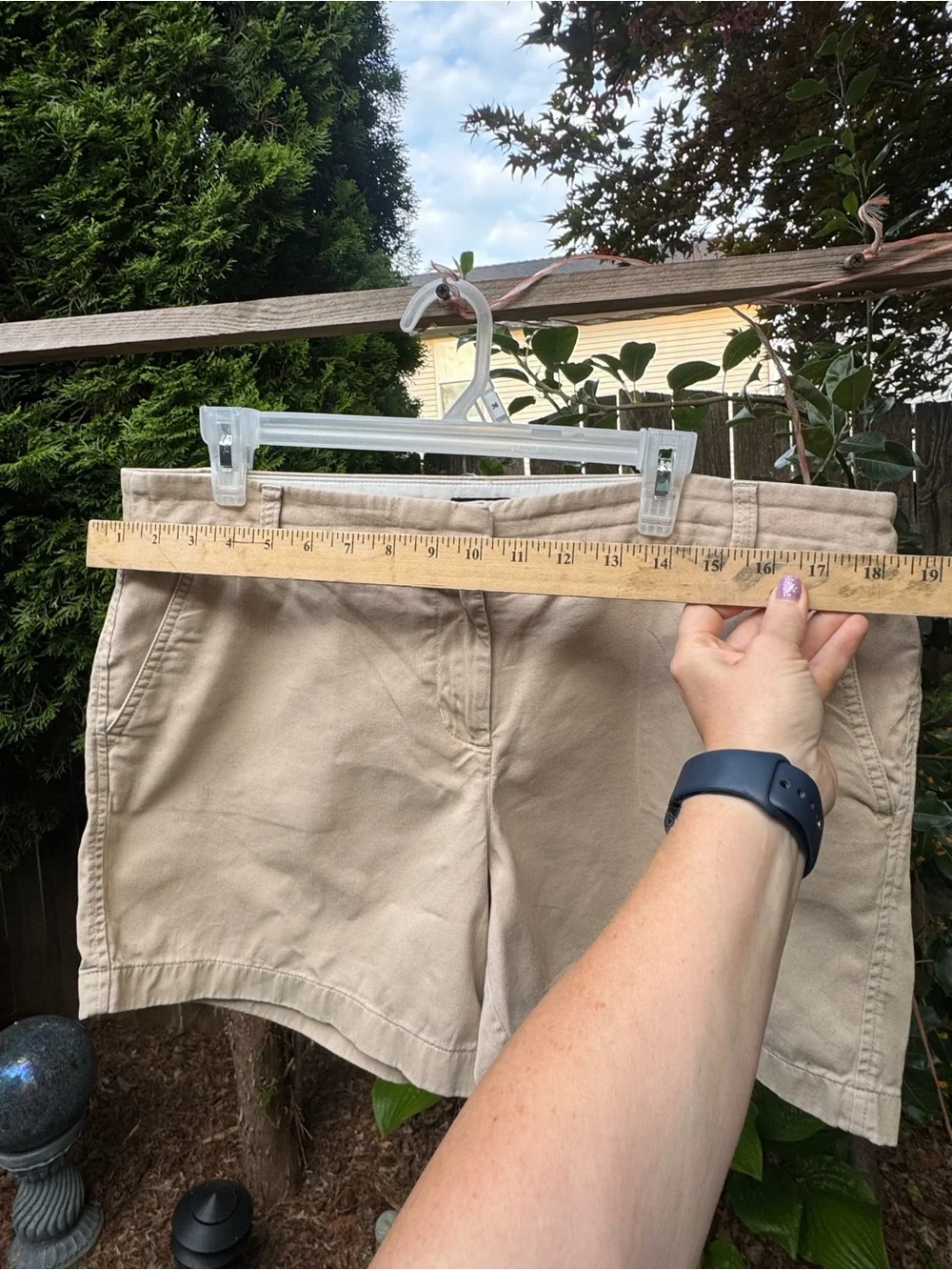 J.Crew Women’s Chino Shorts – Size 14 – Khaki Beige